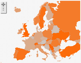 online heat map