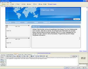 create flash websites